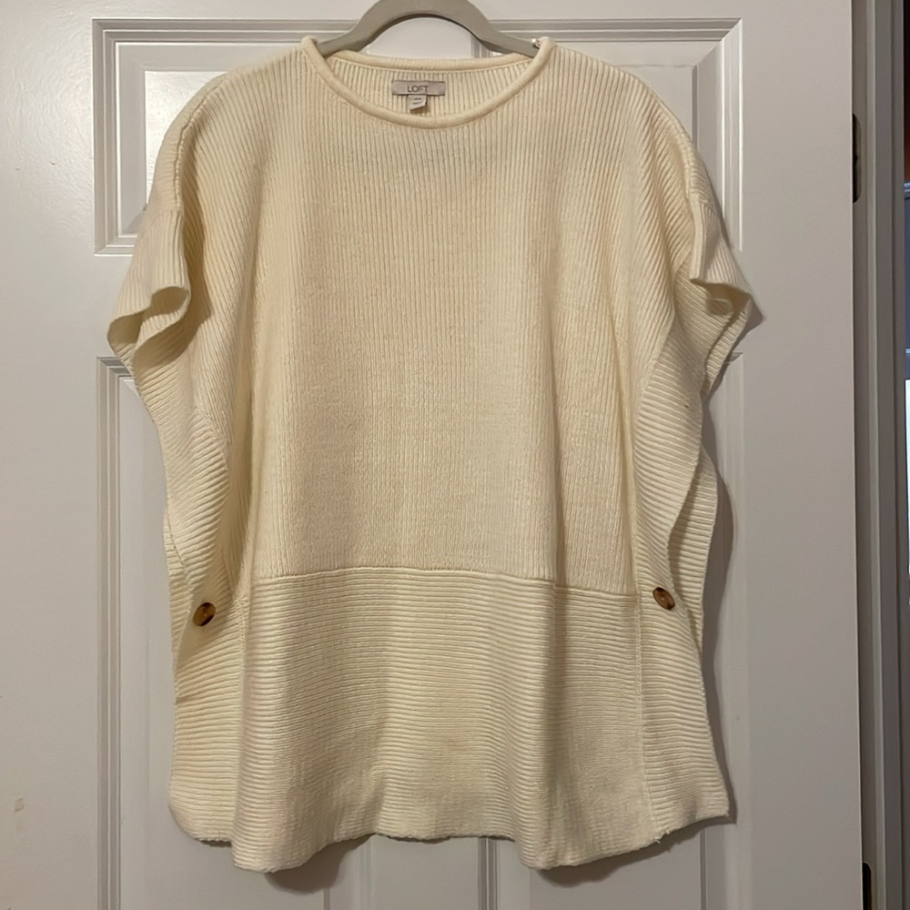 The loft sweater poncho size XS small‎